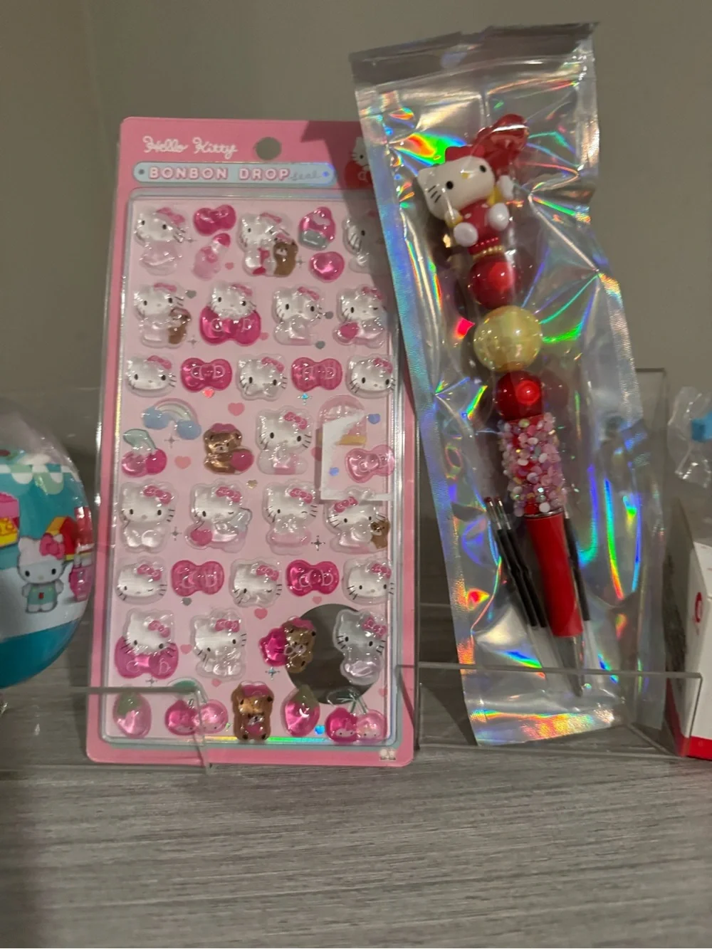 Sanrio Hello Kitty Pink & Red Sanrio Mini Toy and Accessory Set
